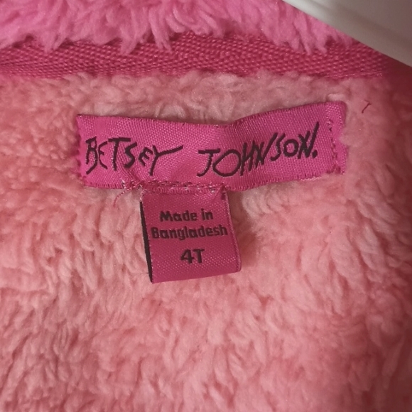 See updated listing Johnson FauxFur Fuzzy Kitten Hooded Jacket two tone Coral - Picture 5 of 9